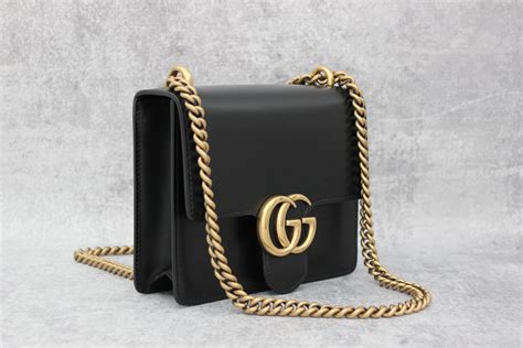 small gucci chain bag|Gucci shoulder bag with chain.